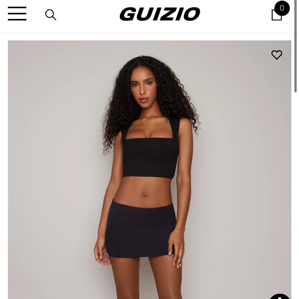 Danielle Guizio micro mini stretch skirt